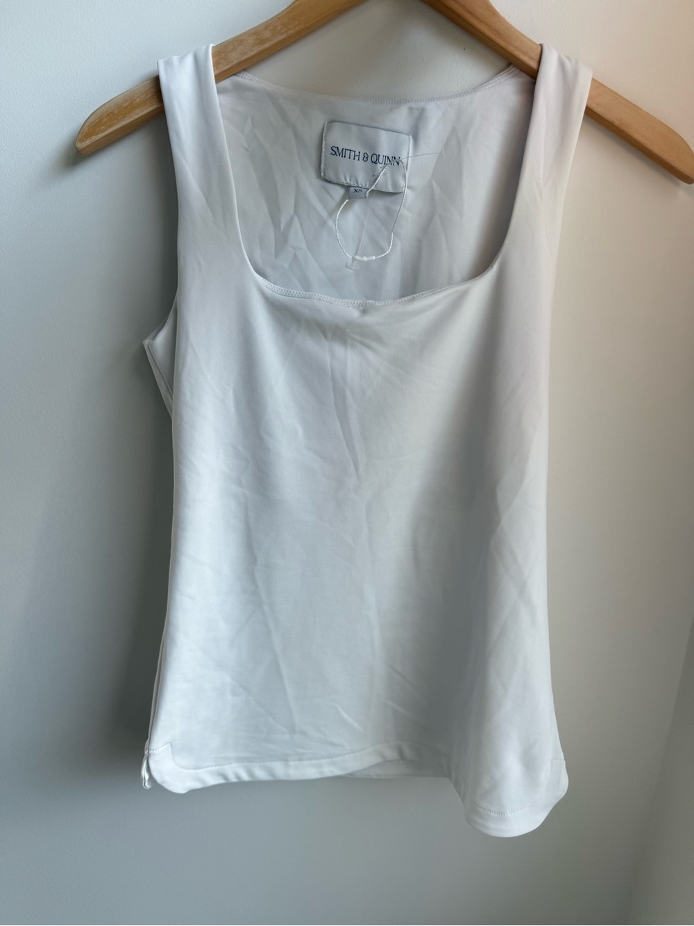 Smith & Quinn Classic White Scoop-Neck Tank
